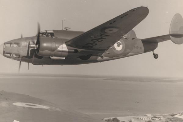 Lockheed Hudson Mk.1 A16-66 in flight. Source: RAAF