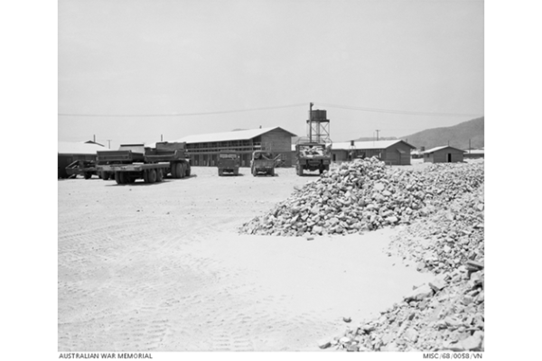 Construction of base at Vung Tau South Vietnam