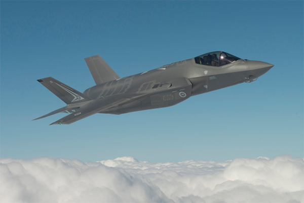 Australia's first F-35 Lightning in flight