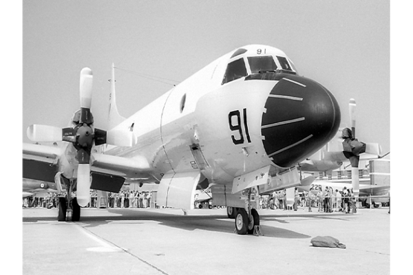 The RAAF's first Orion, shown here at the then annual RAAF Open Day, was handed over on 10 January 1968